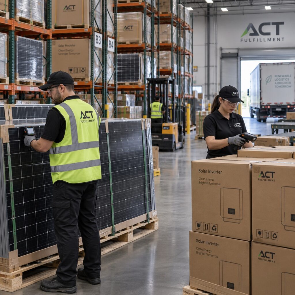 Solar Panel Warehousing and Renewable Energy 3PL Services